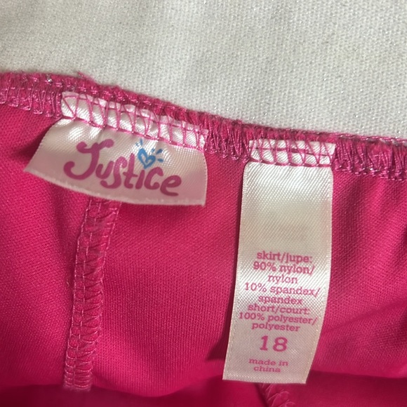 Pink Ruffles Justice Girl Skirt - Picture 5 of 5